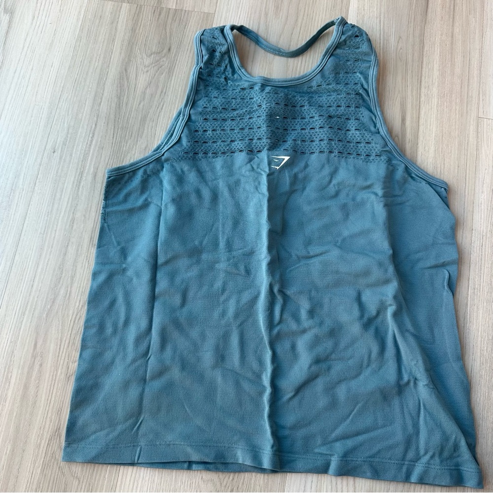 Gymshark Teal Tank Top